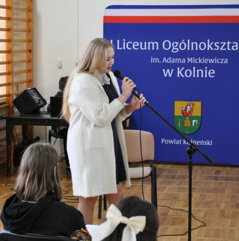 Konkurs pieśni patriotycznej i poezji śpiewanej w I Liceum Ogólnokształcącym w Kolnie